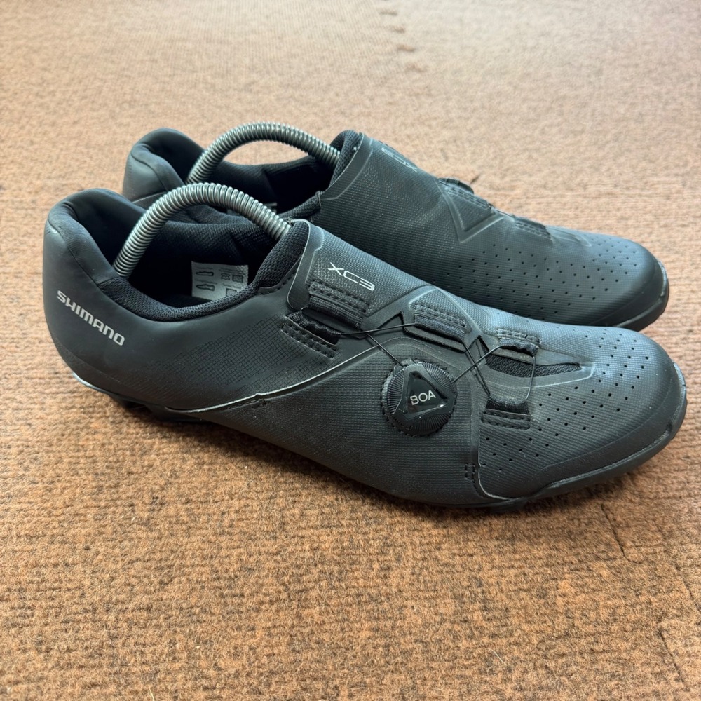 Shimano XC3 XC300 Mens Mountain Bike Shoes Black BOA Cycling Shoes SPD Cleats